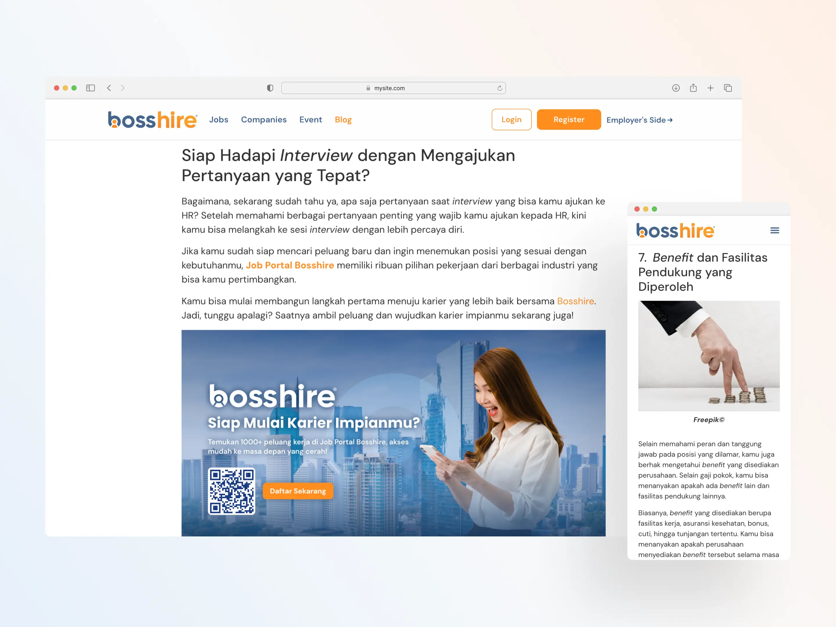 Bosstalk screenshot